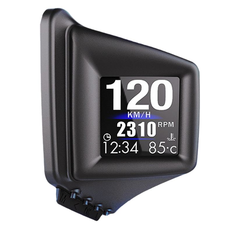 A82M-OBD+GPS Car Driving A401 Head Up Display Speedometer Oil Pressure Water Temp Fuel Consumption On-Board Computer As Shown English
