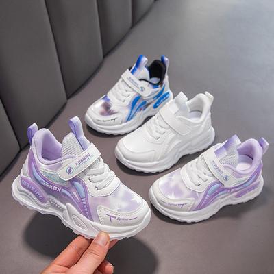 Schüler Laufschuhe Mesh Atmungsaktiv Kinder Modeschuhe Weiß Rutschfest 2025 Nagelneu Kinder Sneaker Dicke Weiche Sohle Trendig