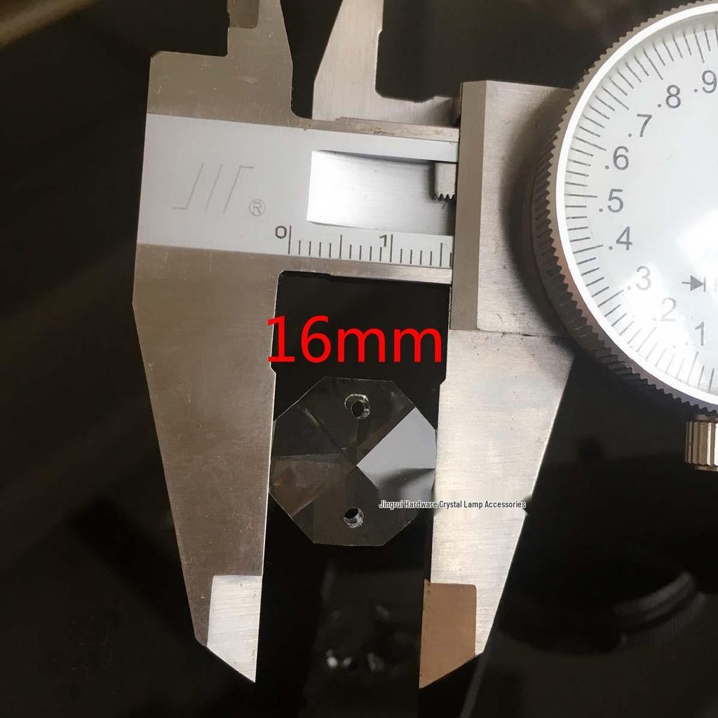 Mărgele Premium din Sticlă de Cristal Octogonale pentru Perdele și Decorațiuni de Iluminat DIY, 12-18mm, Mărgele Vrac