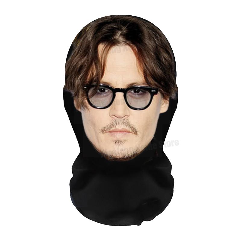 3D Printed Real Person face Mask Funny Internet Celebrity Full Face Masks Cosplay Props Elastic Mesh Balaclava