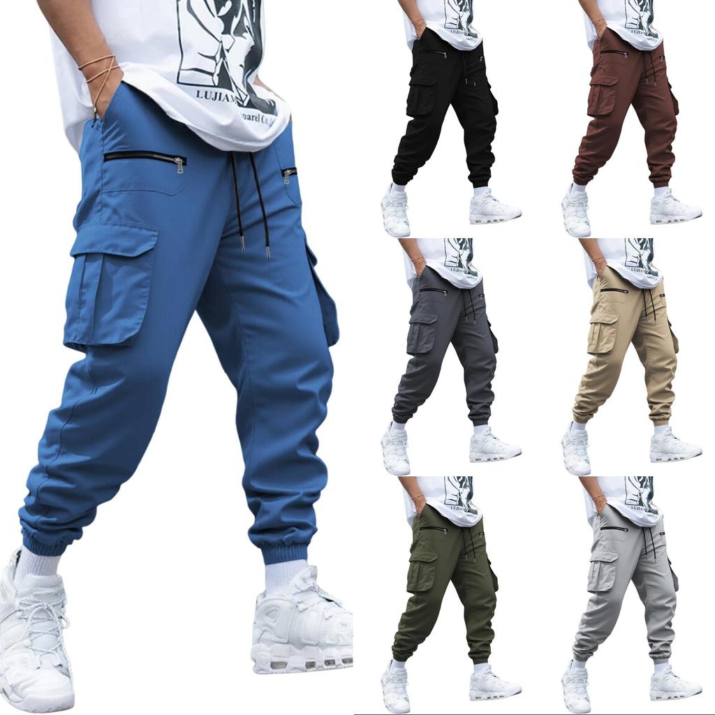 Men's Loose Fit Multi-Pocket Outdoor Casual Cargo Pants