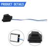 1pcs Cars Front Left Doors Handles Small Buttons Switch Black Suitable For KIA For NIRO 2016-21 Exterior Replacement Accessories