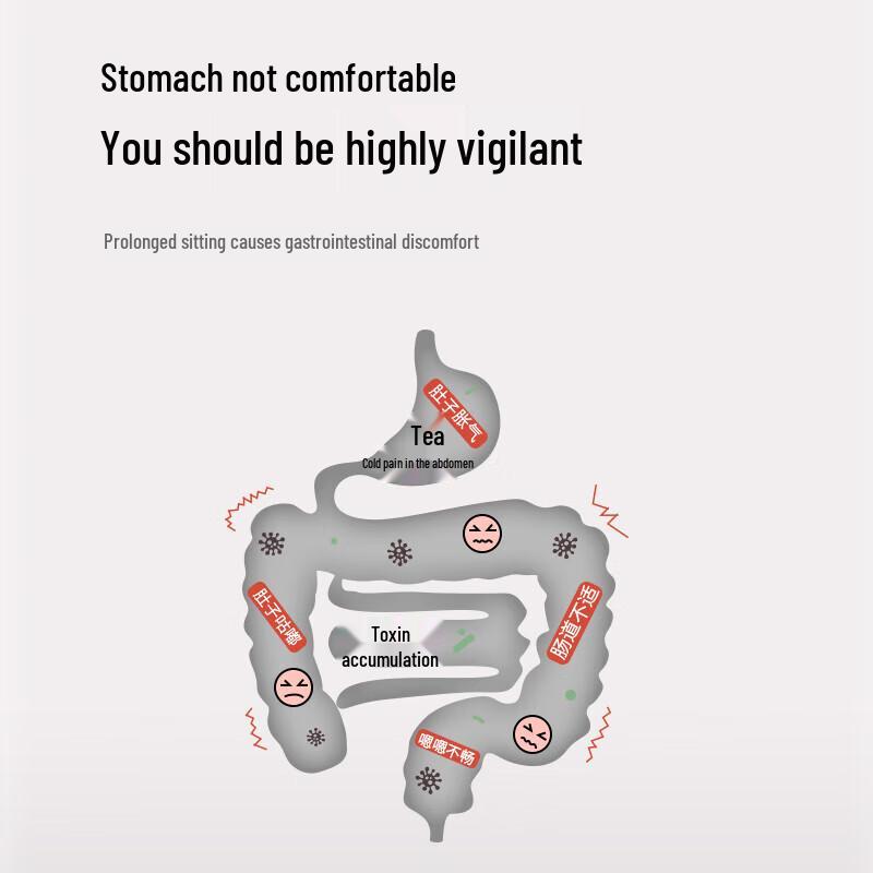 AUX Abdominal Bianstone Massager CN plug (adapter included)