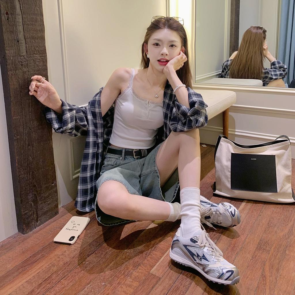 Grape mother studiolee retro podwyższające siateczkowe łączenie lekkie sznurowane sportowe wszechstronne buty casual damskie jesienno-zimowe