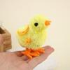 Bright Color Clockwork  Chick Cute Jumping Chicken Wind Up Plush Toys Funny Birthday Holiday Gifts