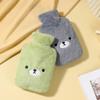 Large Plush Hot Water Bottle for Women - Cute Hand Warmer & Belly Compress