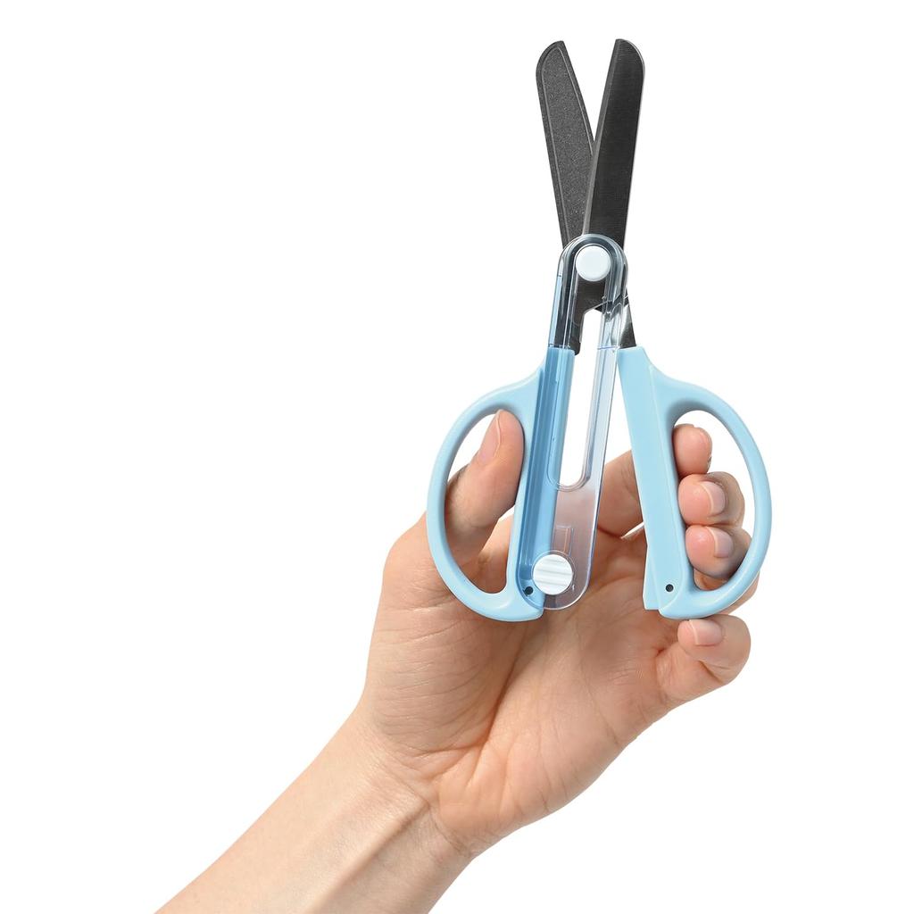 Kutsuwa Kwtra Safety Scissors Left-Handed Light Blue SS122L