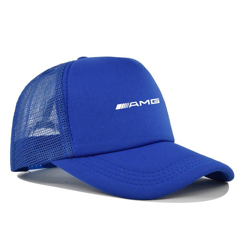 BAG1 Summer Extended Brim Sun Protection Baseball Cap Outdoor Sun Hat Sports Breathable Hat Printed Mesh for Mercedes Benz W203 W204