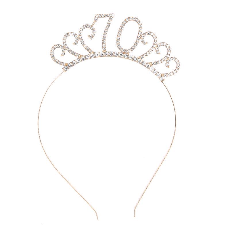 New Birthday Crown Headband - European & American Style for 1st Birthday Party