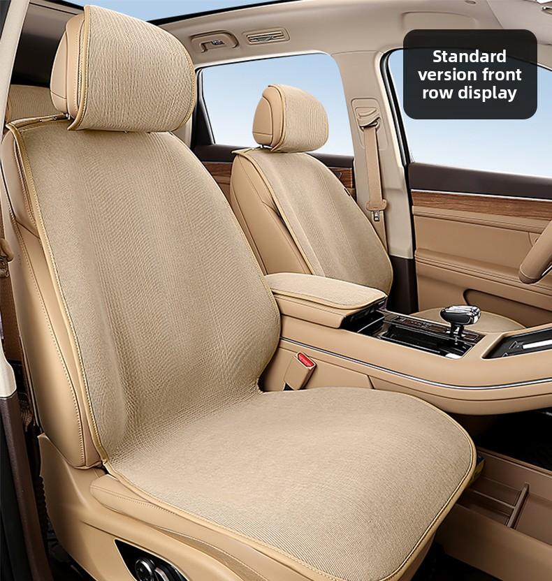 

Универсальная накидка на сиденье автомобиля Четыре сезона Авто Кожаное Седло Накладка на сиденье для автомобиля Охлаждающая накидка на сиденье Защита Автомобильные аксессуары