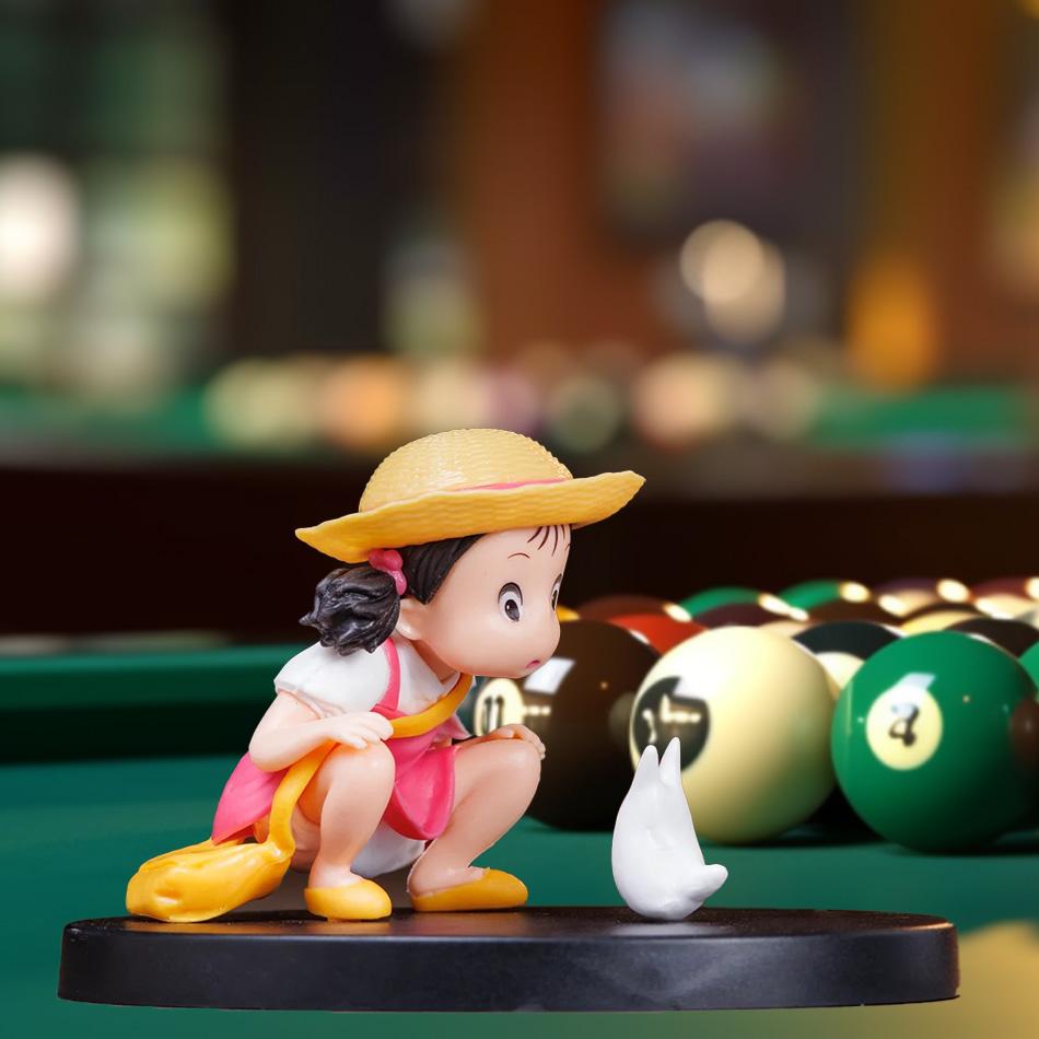 Kawaii Mei Xiaomei Anime Totoro Sąsiad Figurka Kolekcjonerska Uroczy Model Lalki Dekoracja Stołu Dziecięca Zabawka Prezent