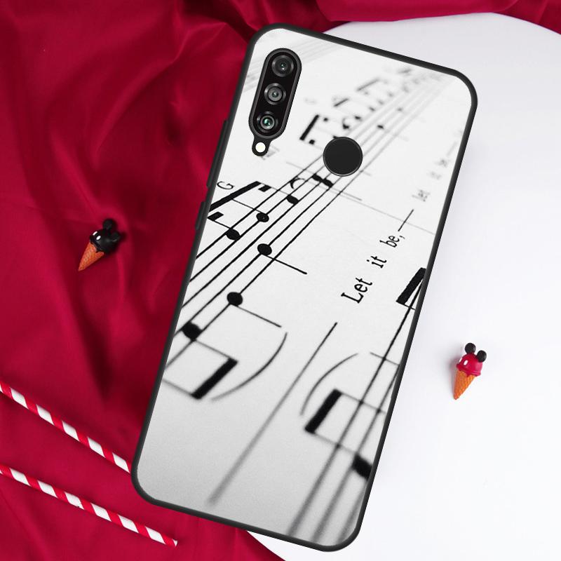 Klaviertasten Musikalisch Für Huawei Nova Y61 Y91 Y90 Y70 Y60 Y72 12s 12i 11i 7i 8i 9 10 SE P60 Pro P30 P40 Lite Hülle