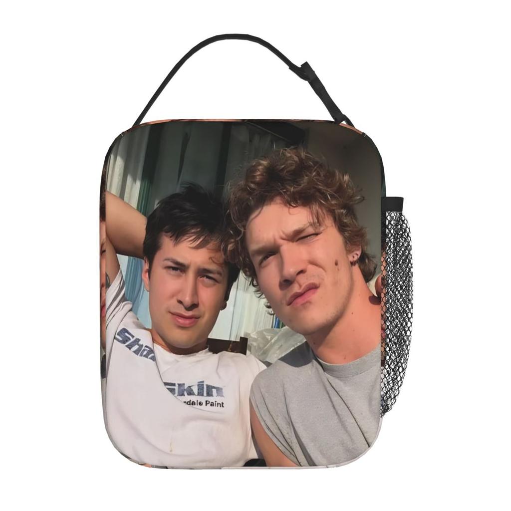 Vintage Shane Hollander Ilya Rozanov Heated Rivalry Insulated Lunch Bag For Travel Food Storage Bag Thermal Lunch Boxes
