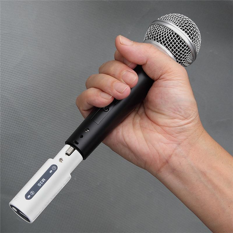 ABUO-Audio Receiver Transmitter XLR 1In2 Dynamic Microphone To Wireless System Audio Receiver Accessories