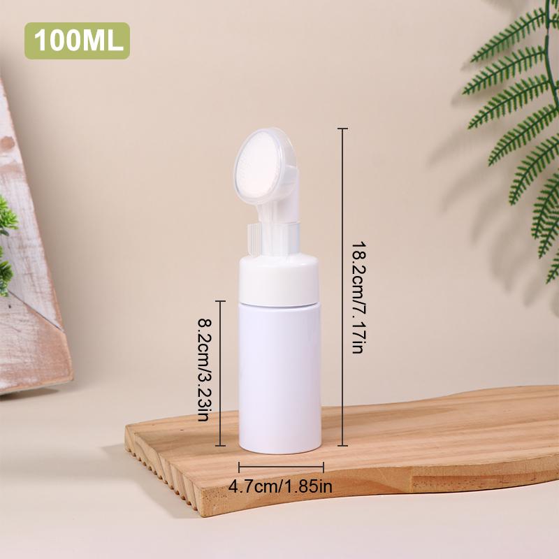100/120/150/200/250Ml Empty Facial Cleanser Mousse Foam Gel Head Wash Brush Foam Bottle Pressure Type Cleansing Milk Foaming