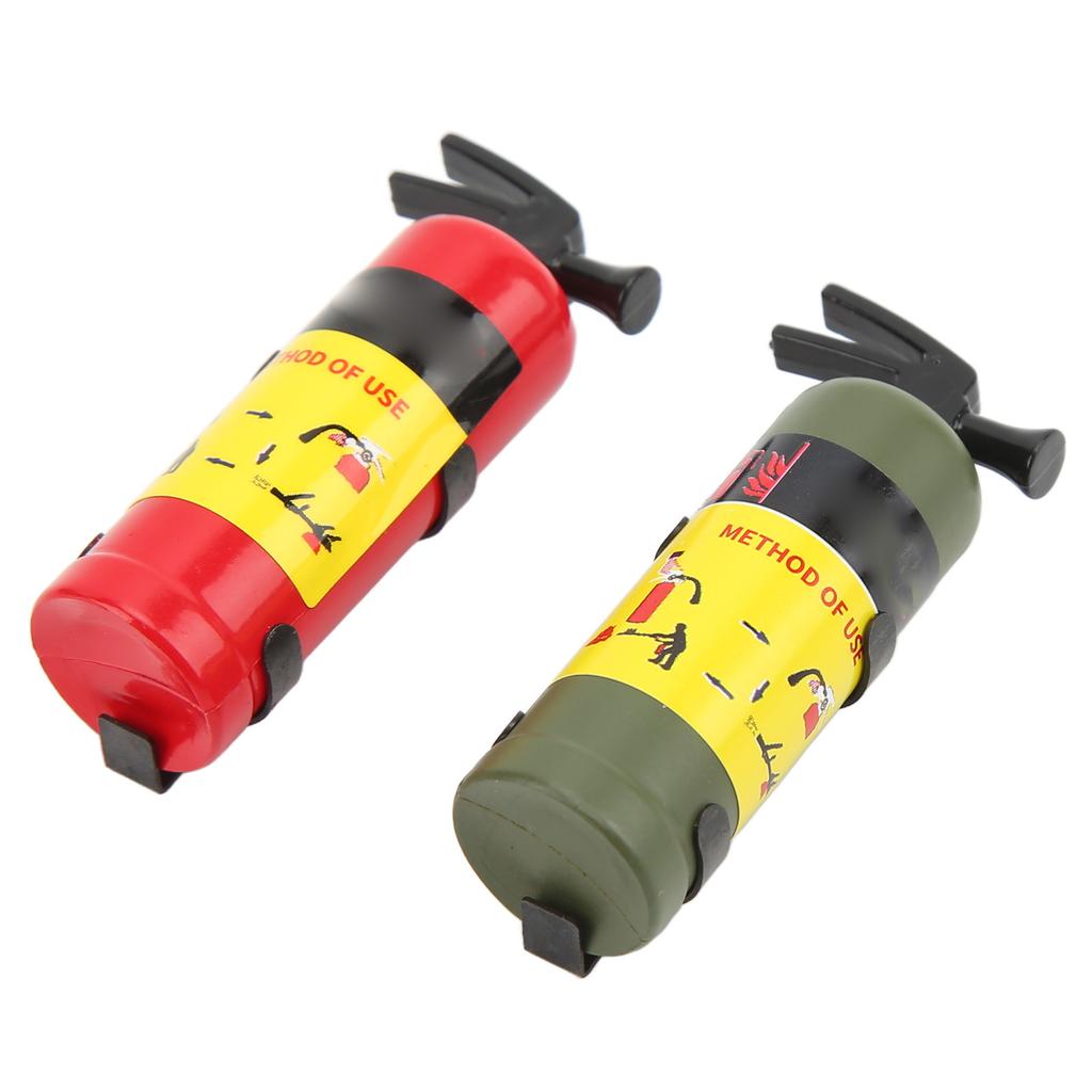 RC Car Simulated Fire Extinguisher Mini Decorative Extinguisher for AXIAL RC Car Decoration Accessory Red and Green