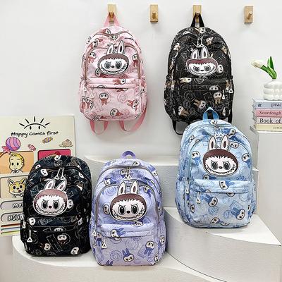 Mochila nova de desenho animado, mochila escolar infantil, mochila de grande capacidade anti-salpicos para aluno do ensino fundamental, mochila fofa para menina aluna do ensino fundamental