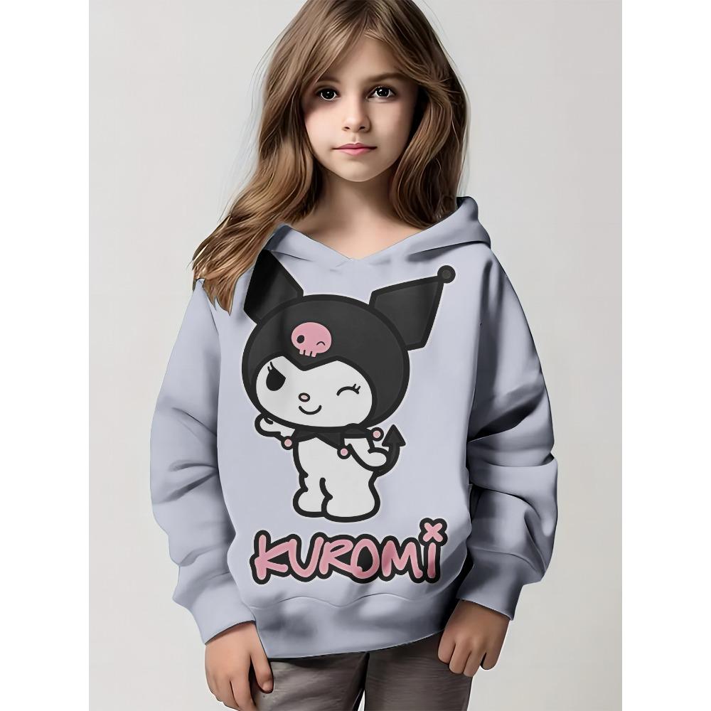 2025 Anime Cartoon Kuromi 3D Print All Seasons Children Casual Sweatshirt Cool Pullover Tops Unisex Clothes Hoodies