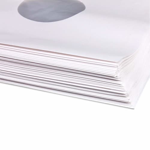 MayRecords 20 Protective Kraft Paper Bags for 12-inch LD/LP Records, with PE Center Protective Film, Anti-Static