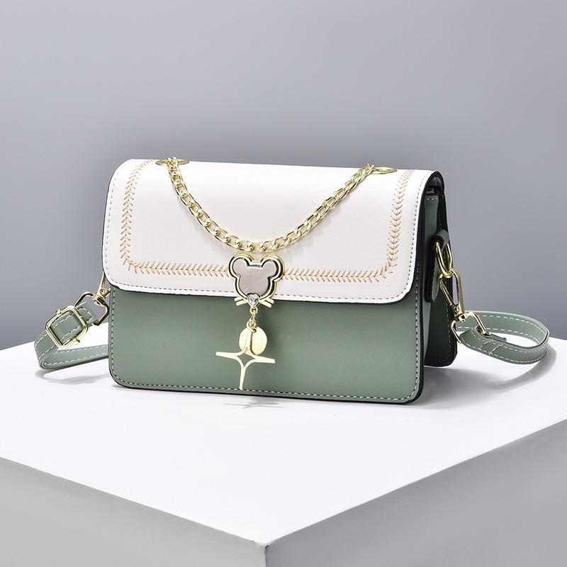 Bag Women's Messenger Bag 2025 New Versatile Shoulder Bag Trend Women's Bag Niche High-end Portable Small Square Bag