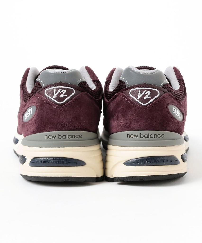 U991AU2 New Balance 991V2 Fremstillet i UK Catawba Grape (Mænds)