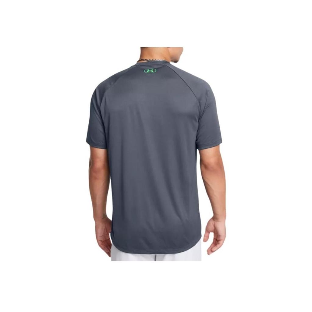 Under Armour Velocity Comfortable Round Neck Quick-Dry Short Sleeve T-Shirt Men Tops Storm-Gray 1387287-044