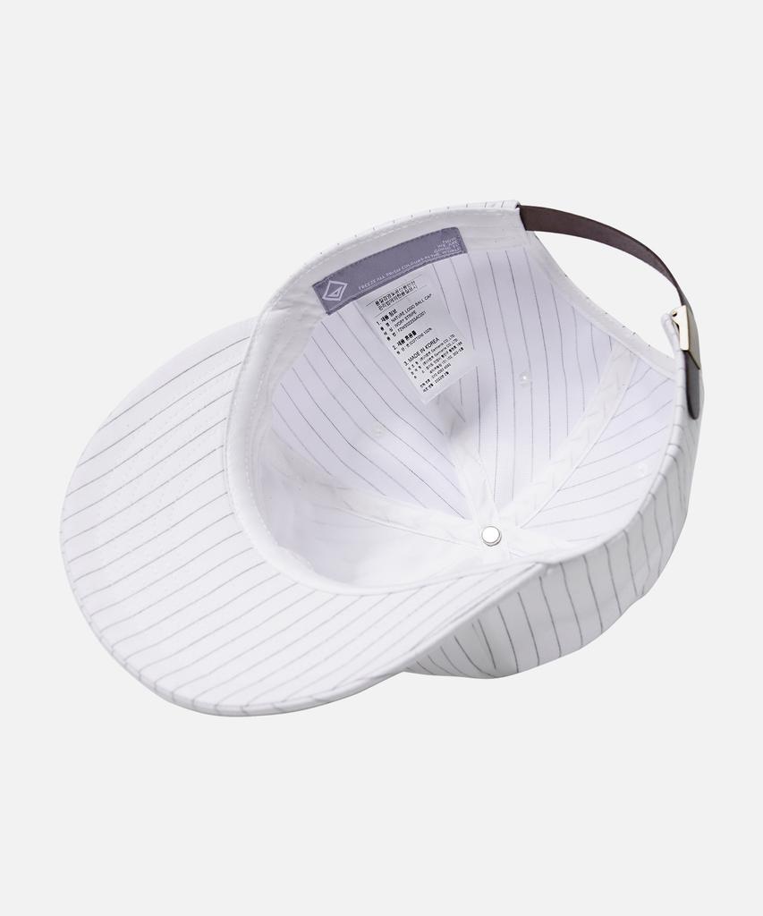FRIZMWORKS Nature Logo Ball Cap _ Ivory Stripe