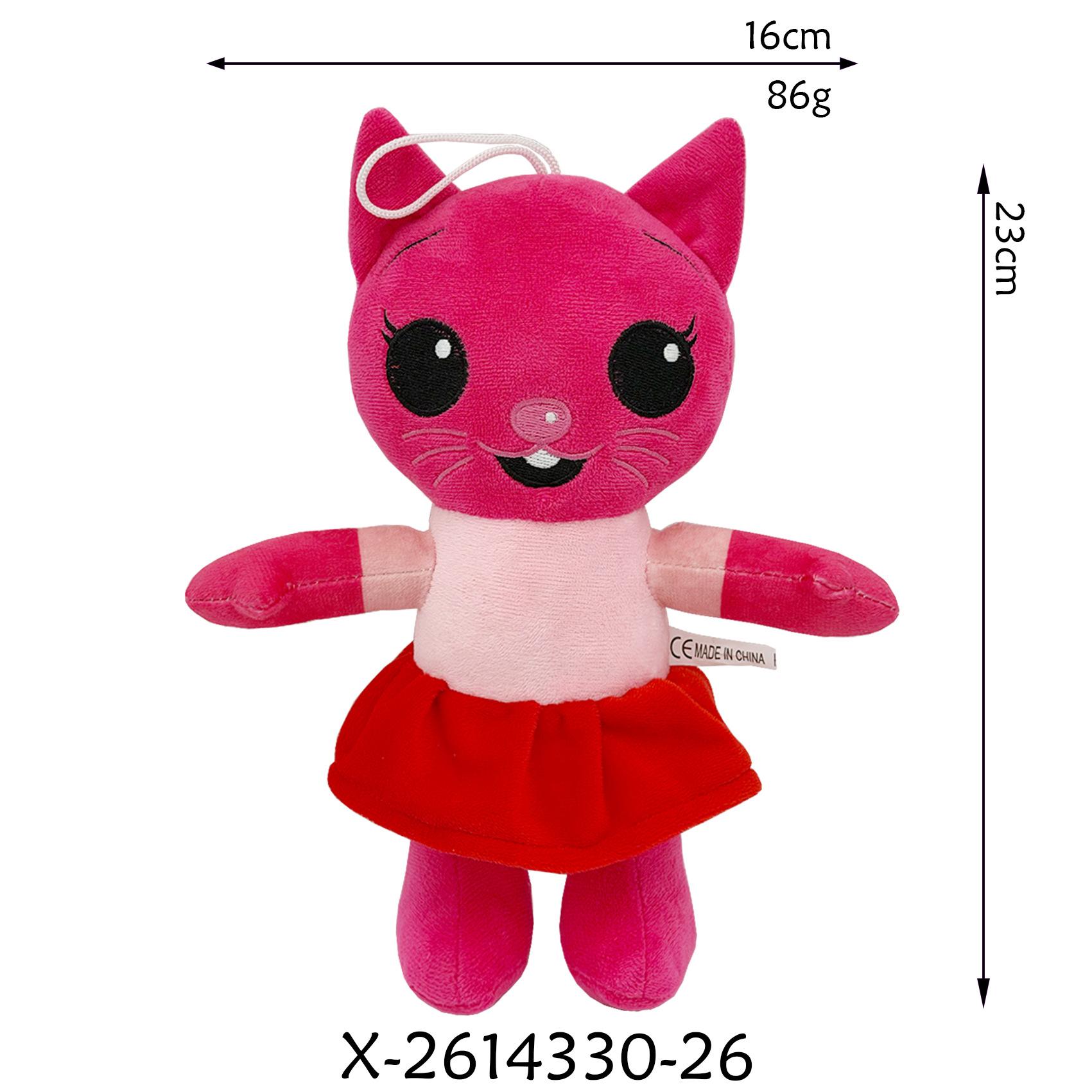 Nieuw Schattig Plim Plim Tovenaar Clown Pluche Speelgoed Cartoon Gevuld Pluche Poppetje Anime Figuur Pluche Cadeau Speelgoed pink