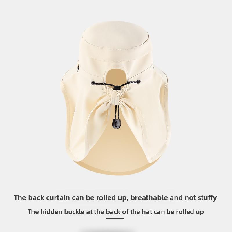 1Pcs Unisex Sun Hat with Face Neck Cover Summer 360° Full Protection UV Resistant Mosquito Net Hat for Gardening Hiking Fishing