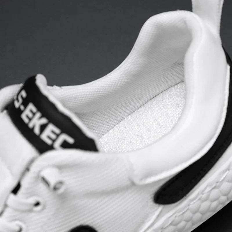 Fashion Fashion Men Sneakers Mesh Mens Walking Shoes Breathable Loafers Comfortable Slip-on Male Vulcanized Shoes Wear-resistant Zapatos