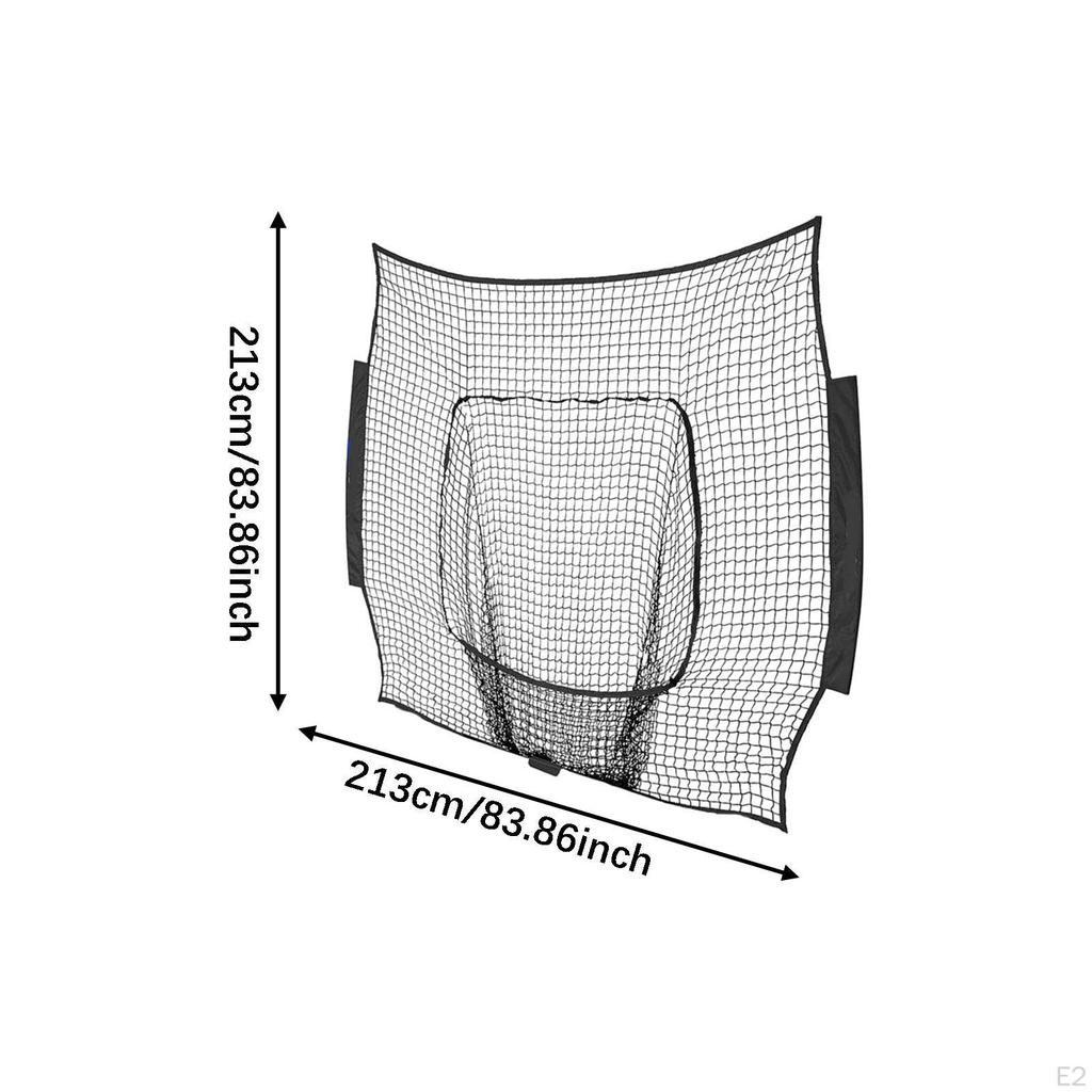 210 x cm baseball treningsnett, kraftig erstatning for pitching, slashing og utendørs plen
