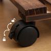 Solid Wood Square Flower Pots Wood Holder with Wheels Planter Base Solid Wood Mobile Planter Base for Indoor Outdoor