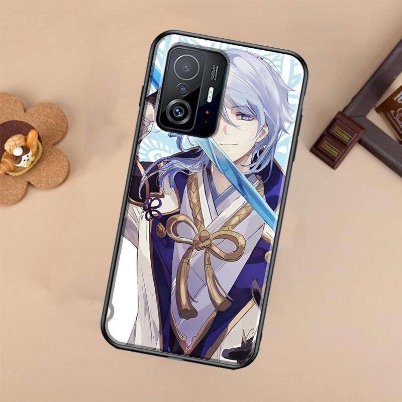 Kamisato Ayato Genshin Impact For POCO X5 X4 X3 F5 Pro M4 M5s F3 F4 GT C40 Phone Case For Xiaomi 12T 11T 13 Pro 12 Lite