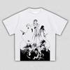 BLEACH Kuchiki Byakuya Anime Printing T-shirt Men's Clothing Women's 2026 Summer New High Quality Cotton Short-sleeved T