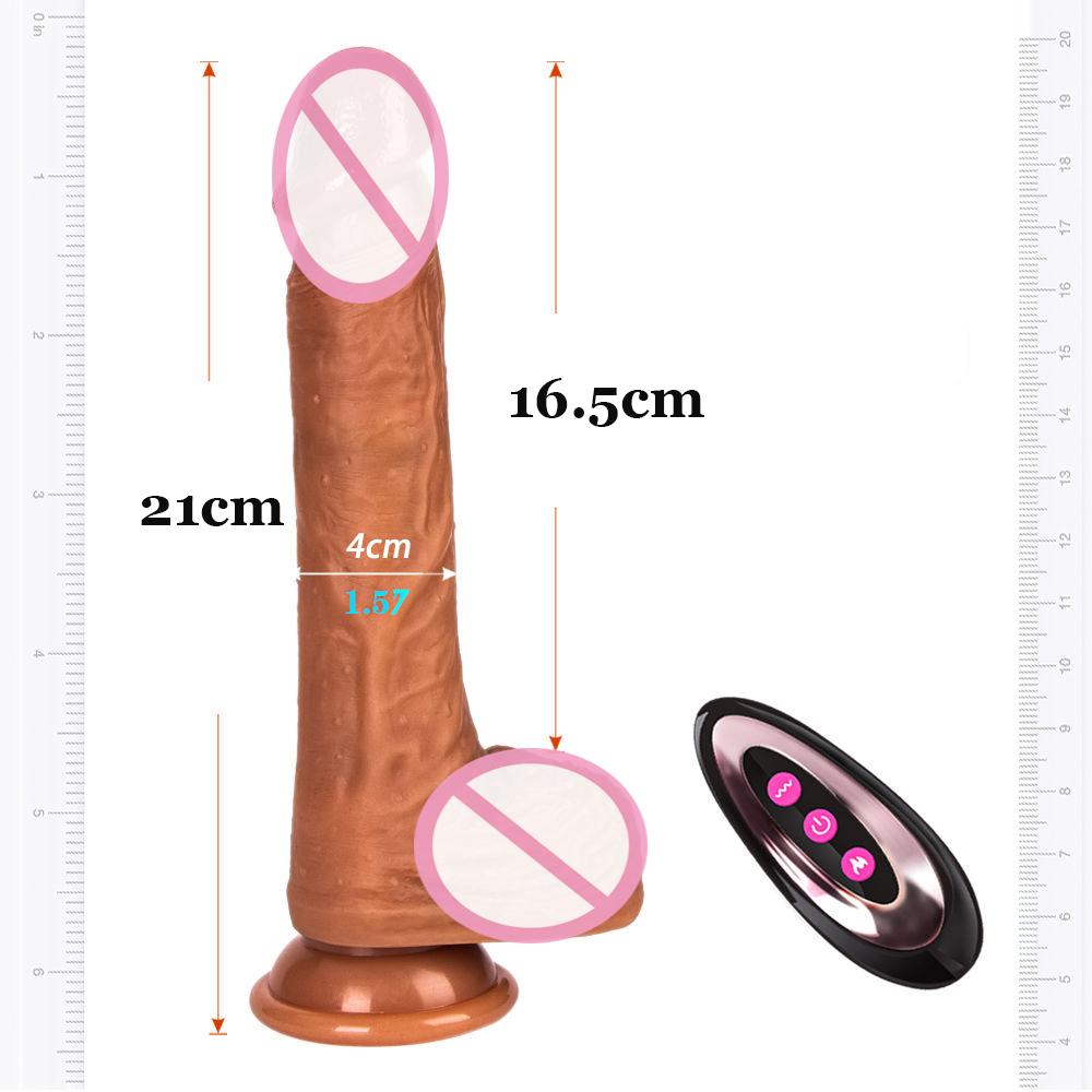 Realistic Dildos Woman Penis Sex Toys Silicone Sex Machine Telescopic Dildo Suction Cup For Adults Big Penis Dildo In Telescope
