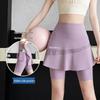 2026 Spring/Autumn Plus Size Women's Two-in-One Yoga Pants - Hip Lift, Running, Training, Slimming Fit