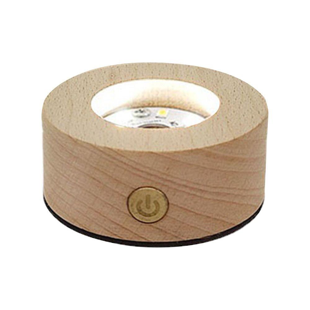 USB-betriebene Bastel-Nachtlampenbasis Heimdekoration LED-Licht Displayhalter Kristallkugelbasis