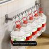 DANLE Punch-Free Space Aluminum Kitchen Hook Rack