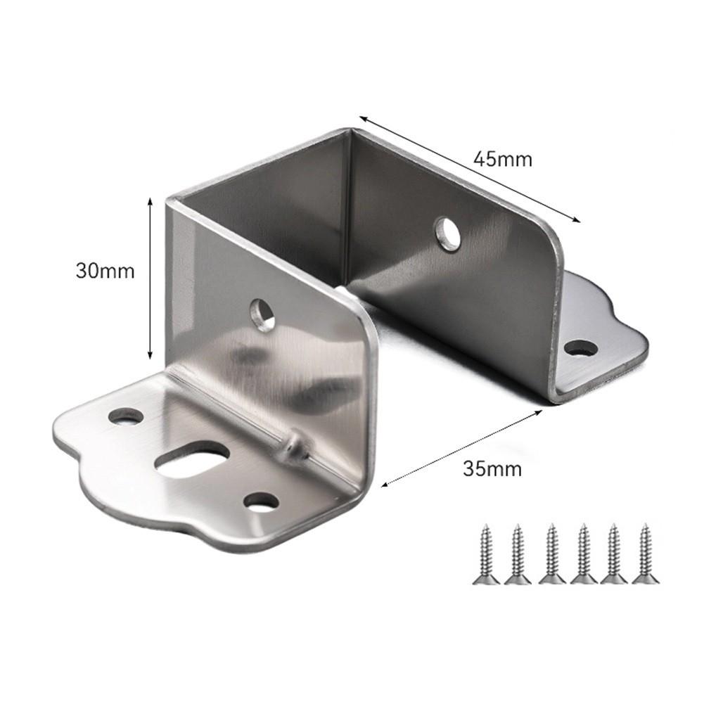 Bed Rail Brackets Heavy Duty Support Metal Hinges Galvanized Finish
