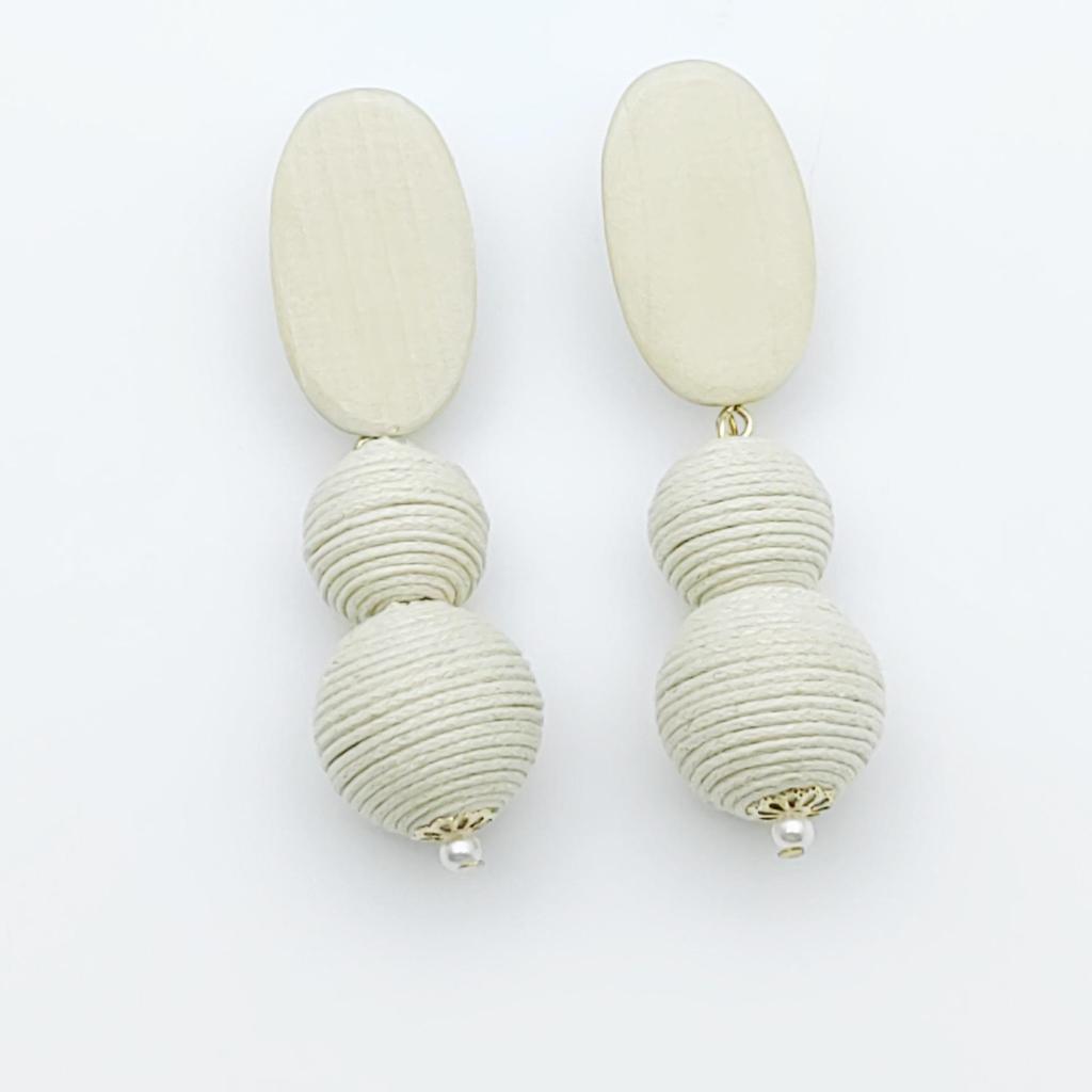 Pendientes Colgantes Geométricos de Madera Bohemios: Joyería de Verano para Mujer