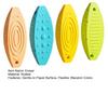 4Pcs Creative Sensory Stone Eraser, Triangular Pencil Eraser for Students, Soft Rubber Dustless Eraser for Kids, School Supplies