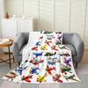 Dog Side My Side Throw Blanket Funny Pet Lover Design for Living Room Decor Gift for DogOwner Gift for Her 70x100