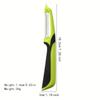 1/2 Piece Peeler Green, Reusable, Sturdy and Portable, Suitable for Peeling Fruits and Melons, Peeling Tools
