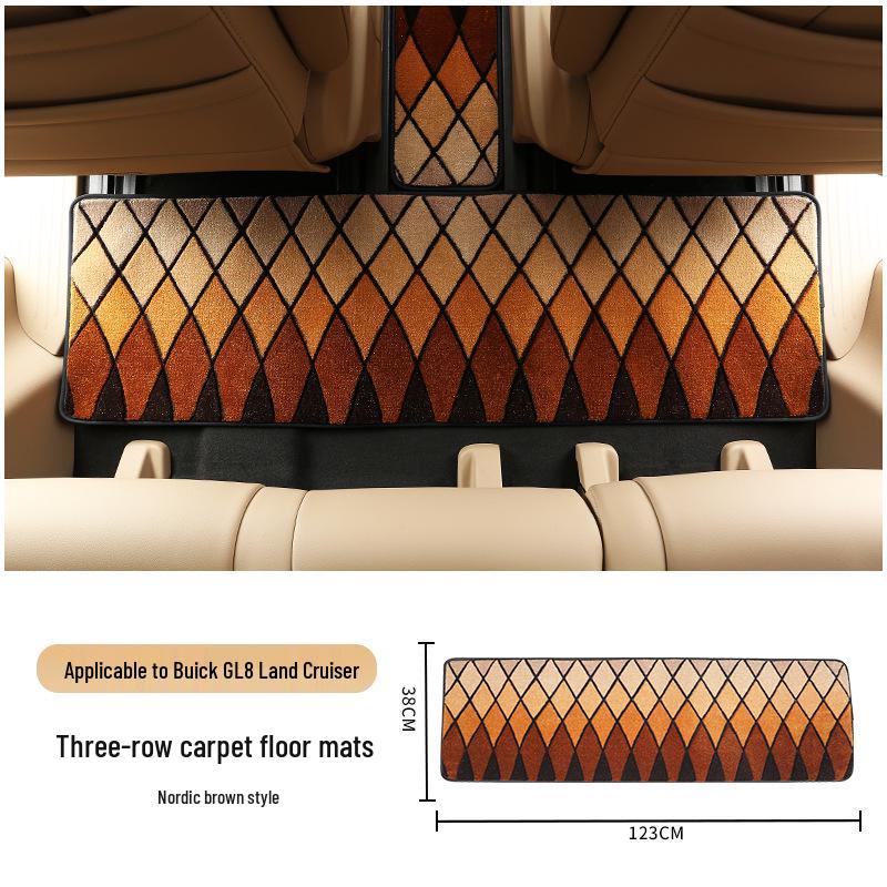 25 Buick GL8 Luxgen PHEV Middle Row Carpet Floor Mats - Interior Upgrade