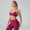 European American Fashion Shockproof Running Yoga Bra - Breathable Outdoor Fitness Sportswear