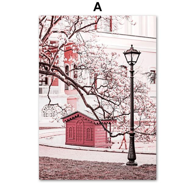 

Розовый пион, здание, велосипед, духи, цитата, настенная живопись на холсте, плакаты на скандинавскую тему и принты, настенные панно для декора гостиной 21cm×30cm NoFrame