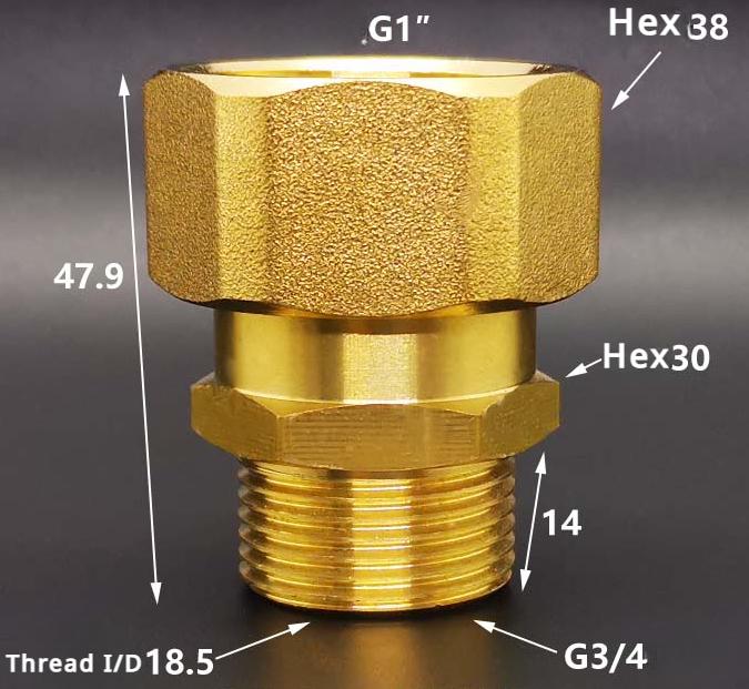 DN15 DN20 DN25 1/2" 3/4" 1" BSP Female Male Union Coupler Adater Elbow Brass Plumbing Fitting Connector Home Garden Water