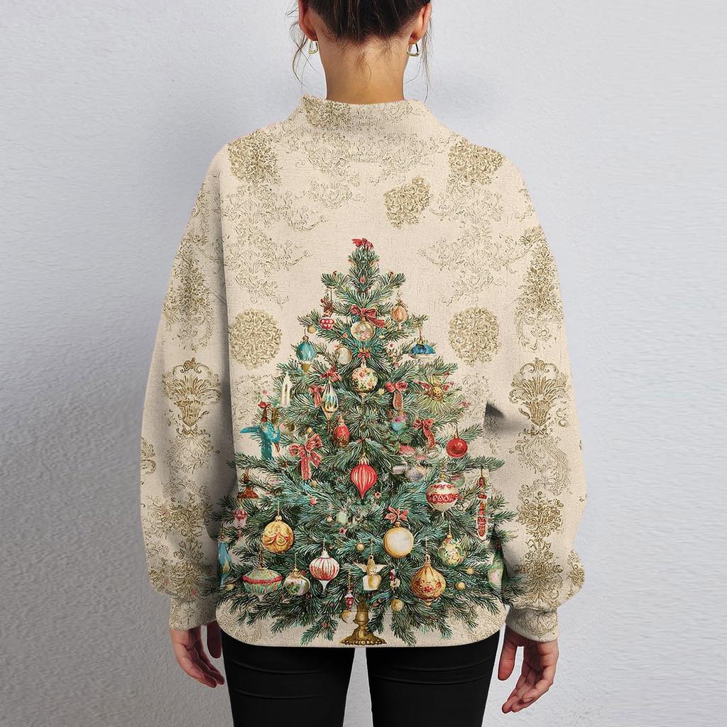 Genser for kvinner Sport Flanell Genser Langermet Topp Casual V-hals Genser