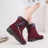 Nové sněhule Dámské boty na plochém podpatku Ležérní boty Zimní teplé bavlněné boty Velké boty
