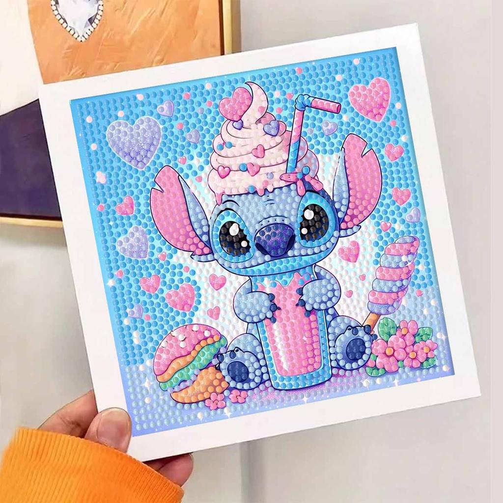 DIY Diamond Painting Kit with Frame,Stitch Full Circle Mosaic 5D DIY Cross Stitch Kit Home Decoration with Frame, Handicraft Hobby Collection